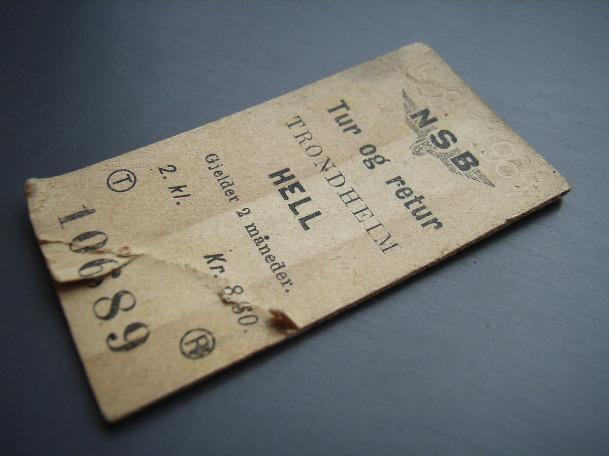 Que diriez-vous d'une visite à Hell, en Norvège? 15 Billet enfer