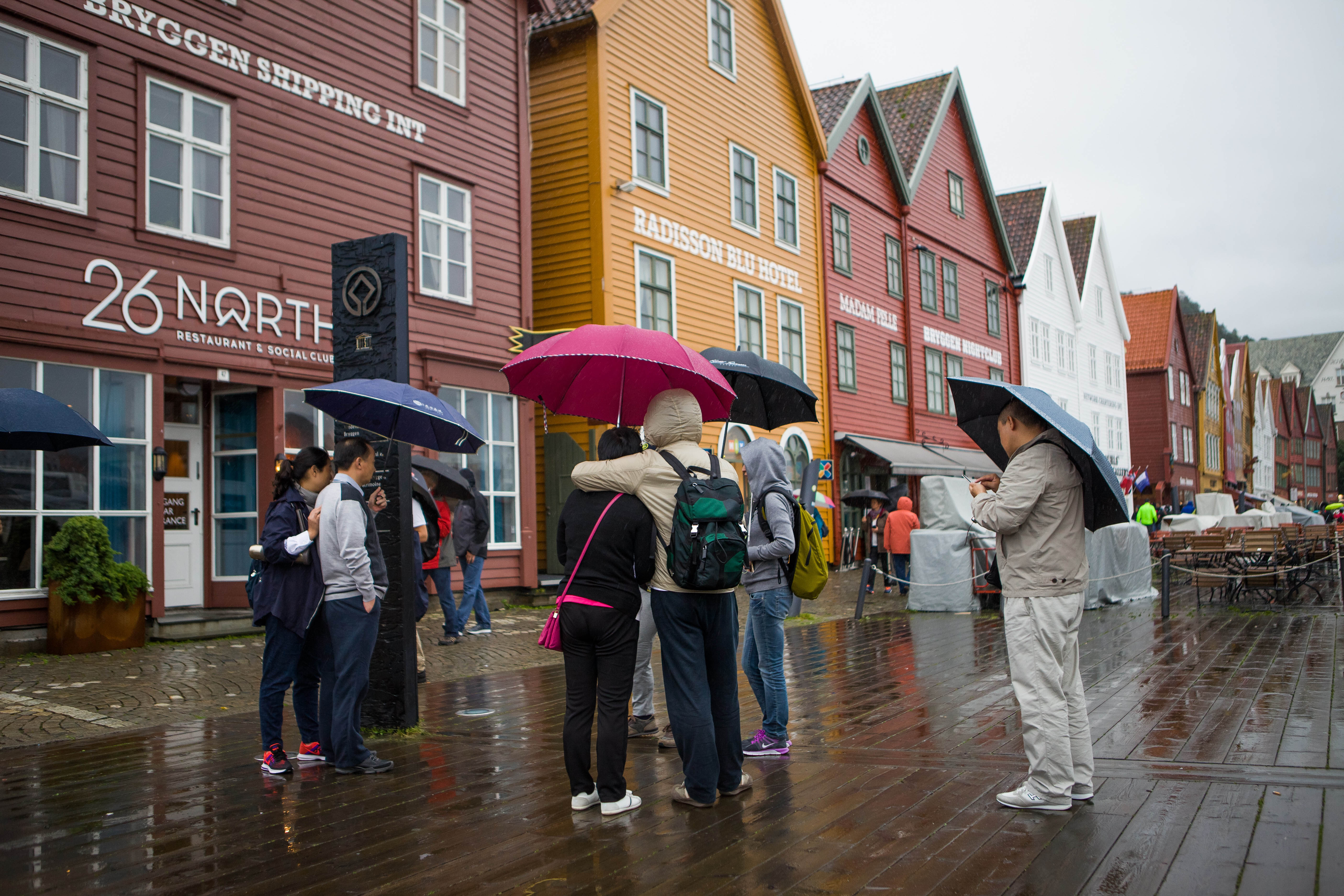 Norway Today souhaite à nos lecteurs le `` dieu sommer '' 299 Temps pluvieux à Bergen