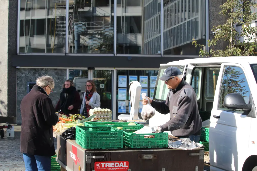 Norway Today souhaite à nos lecteurs le `` dieu sommer '' 317 Nourriture Stavanger Market Vegetable