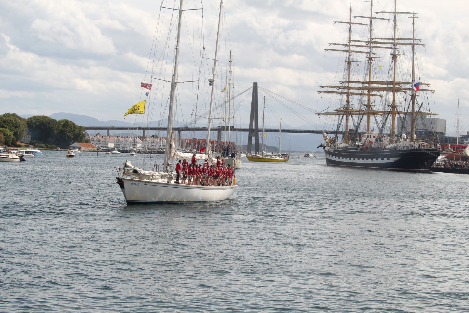 Courses de grands voiliers 2018, départ 611 Courses de grands voiliers 2018, départ - 610