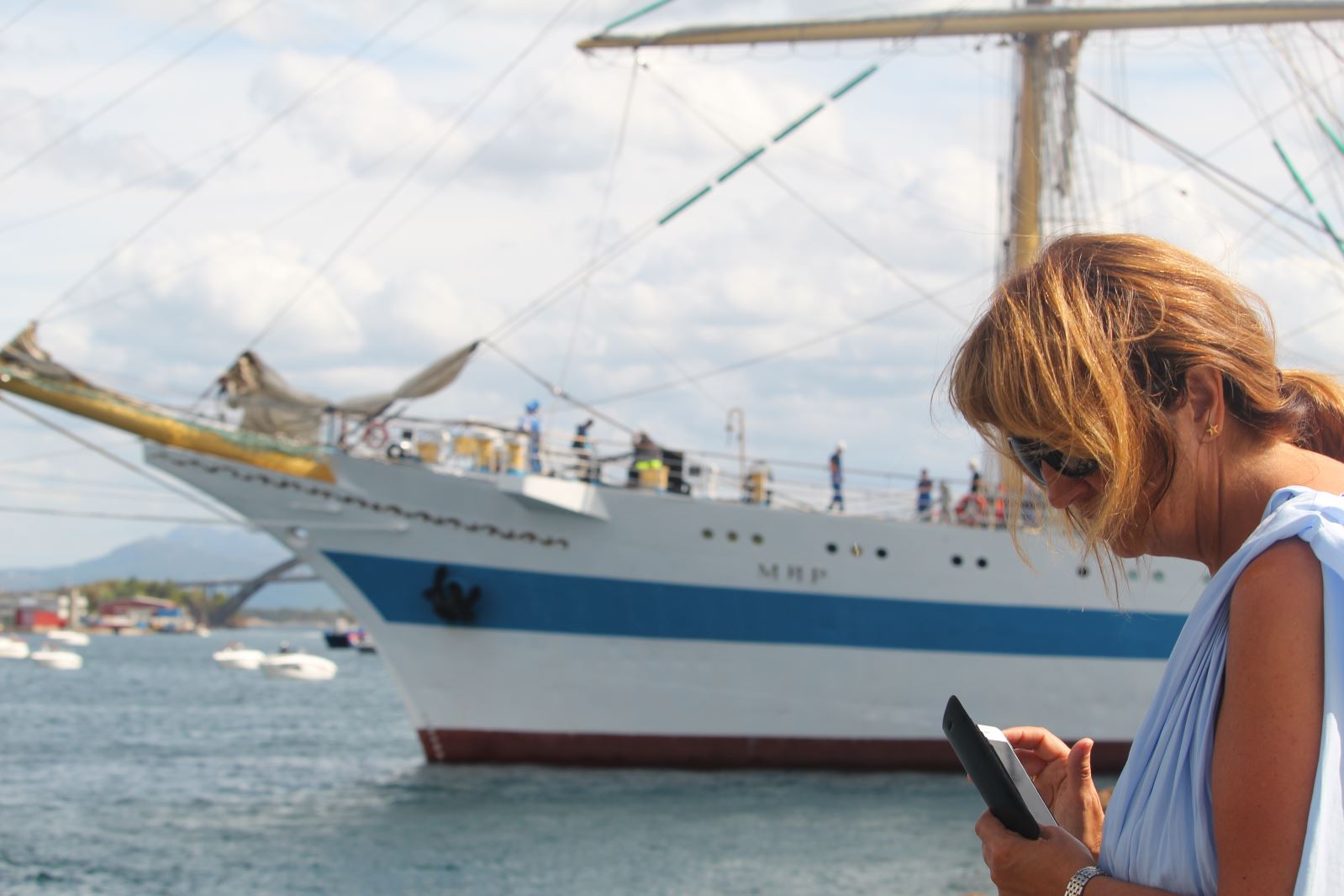 Courses de grands voiliers 2018, départ 661 Courses de grands voiliers 2018, départ - 660