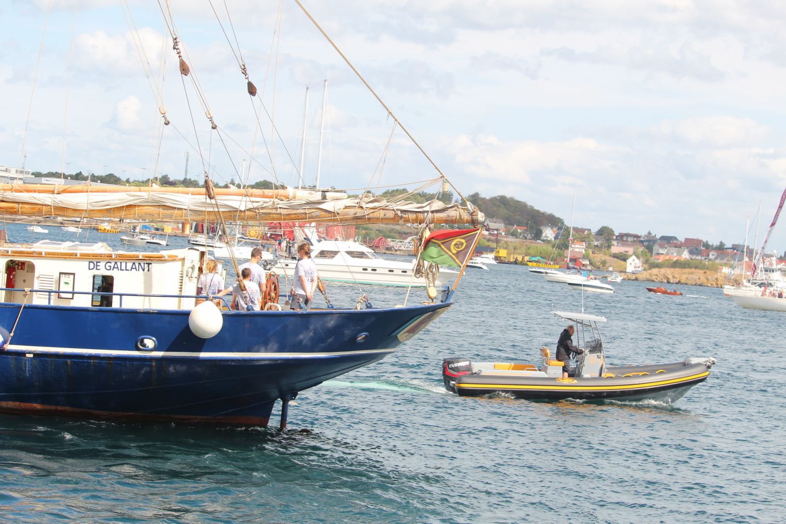 Courses de grands voiliers 2018, départ 673 Courses de grands voiliers 2018, départ - 672