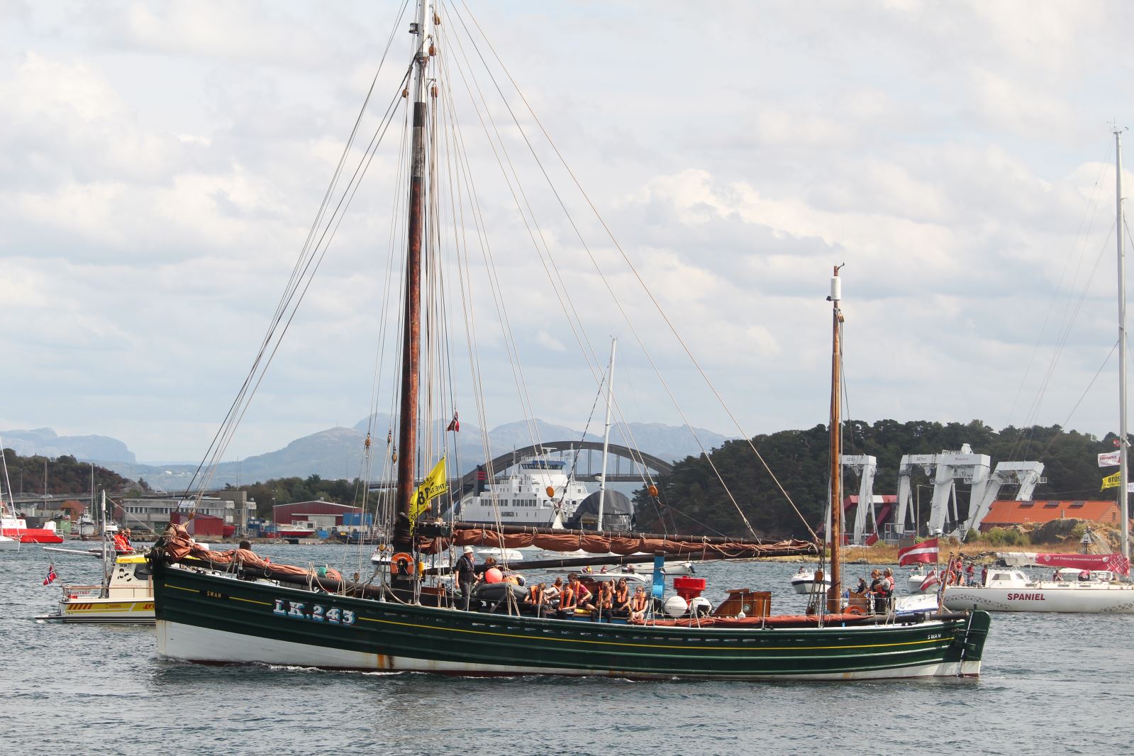 Courses de grands voiliers 2018, départ 679 Courses de grands voiliers 2018, départ - 678