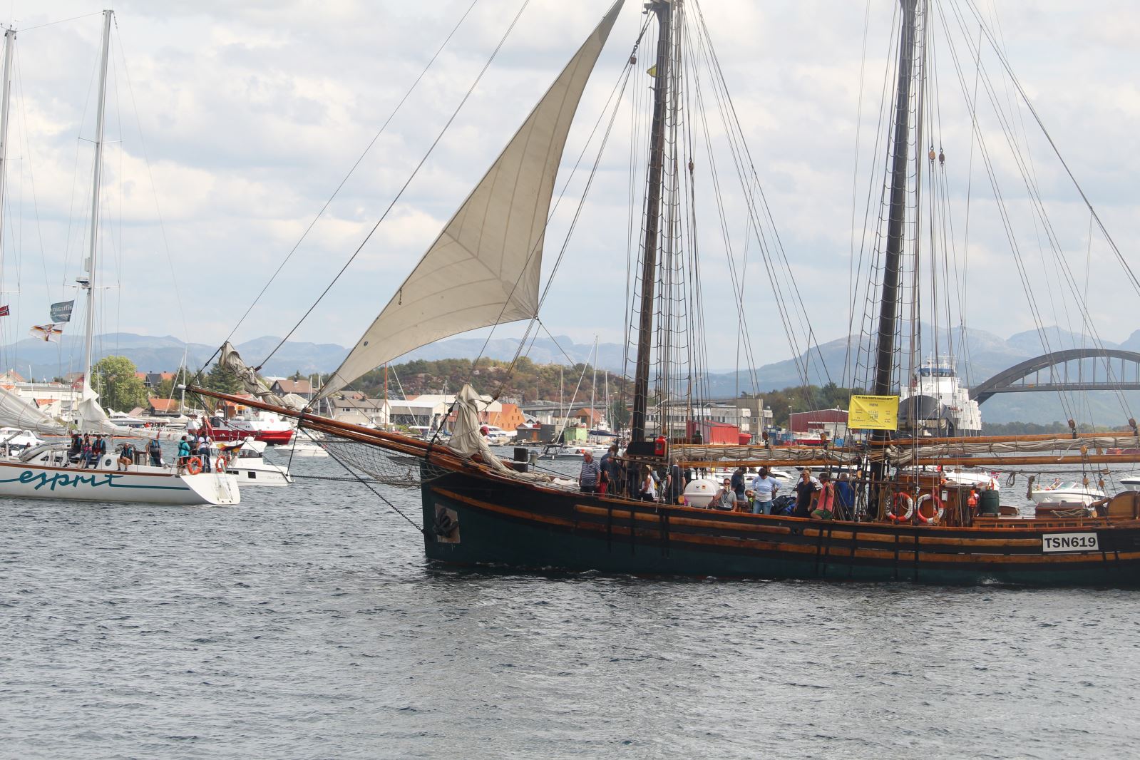 Courses de grands voiliers 2018, départ 683 Courses de grands voiliers 2018, départ - 682