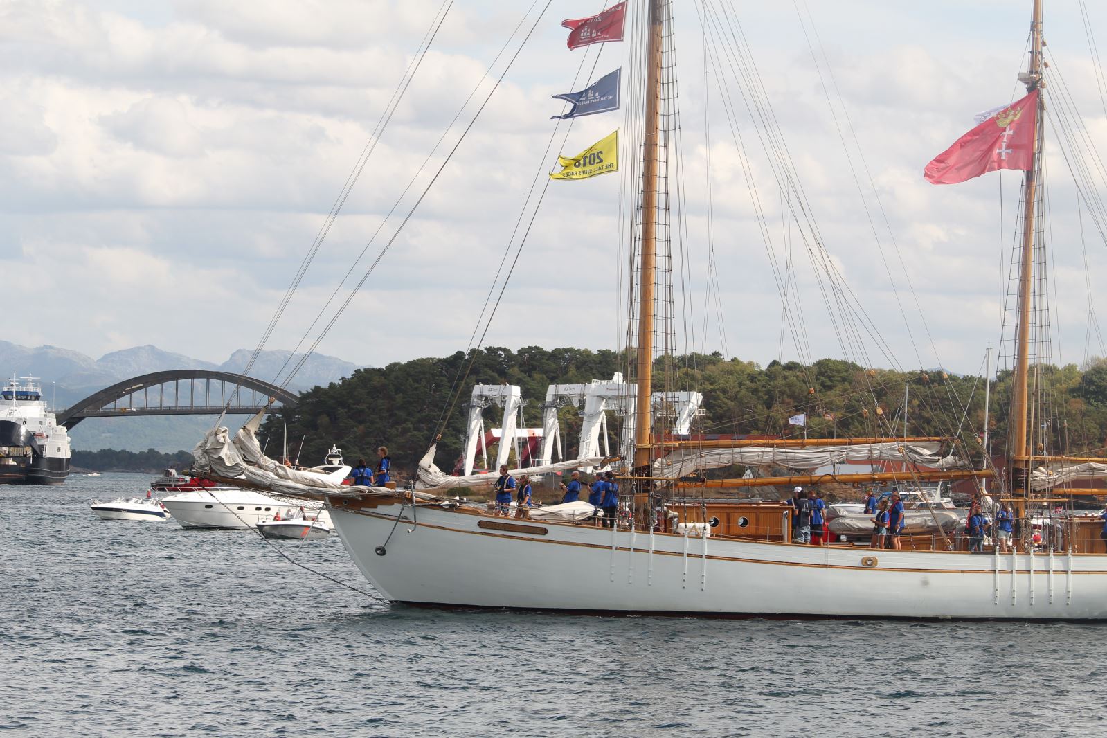 Courses de grands voiliers 2018, départ 693 Courses de grands voiliers 2018, départ - 692