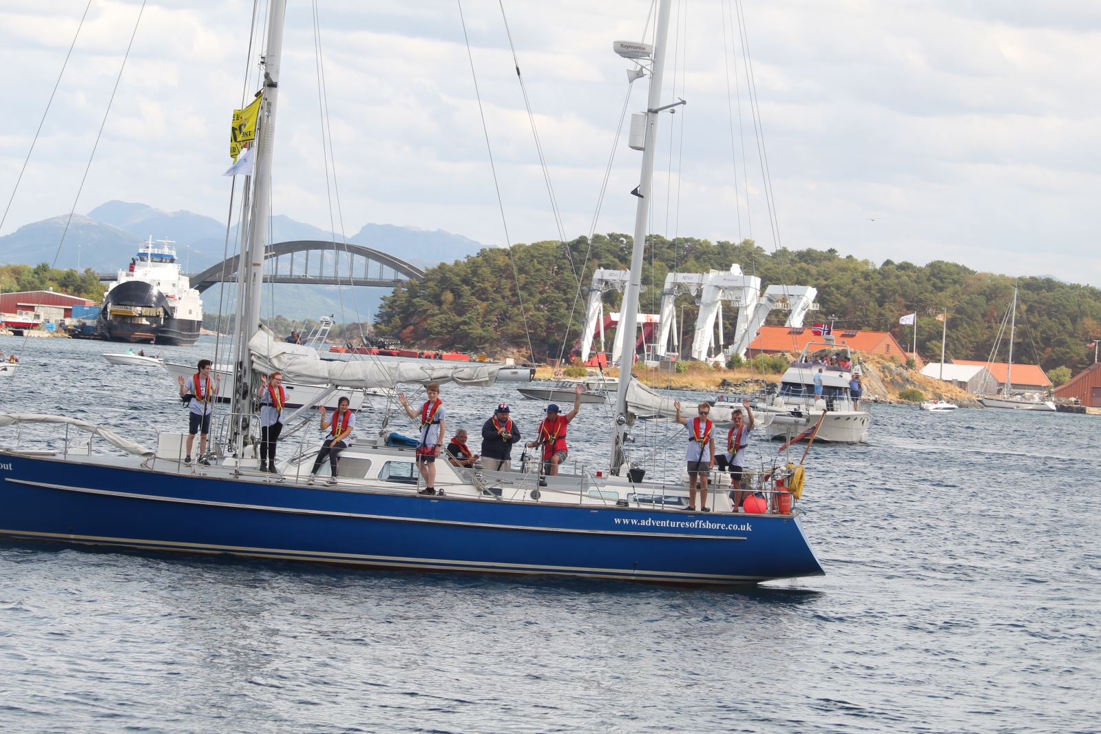 Courses de grands voiliers 2018, départ 719 Courses de grands voiliers 2018, départ - 718