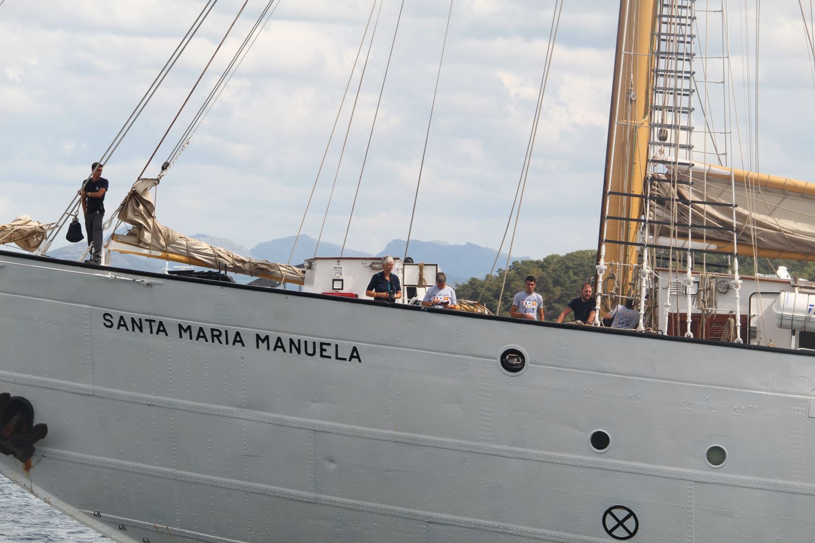 Courses de grands voiliers 2018, départ 715 Courses de grands voiliers 2018, départ - 714