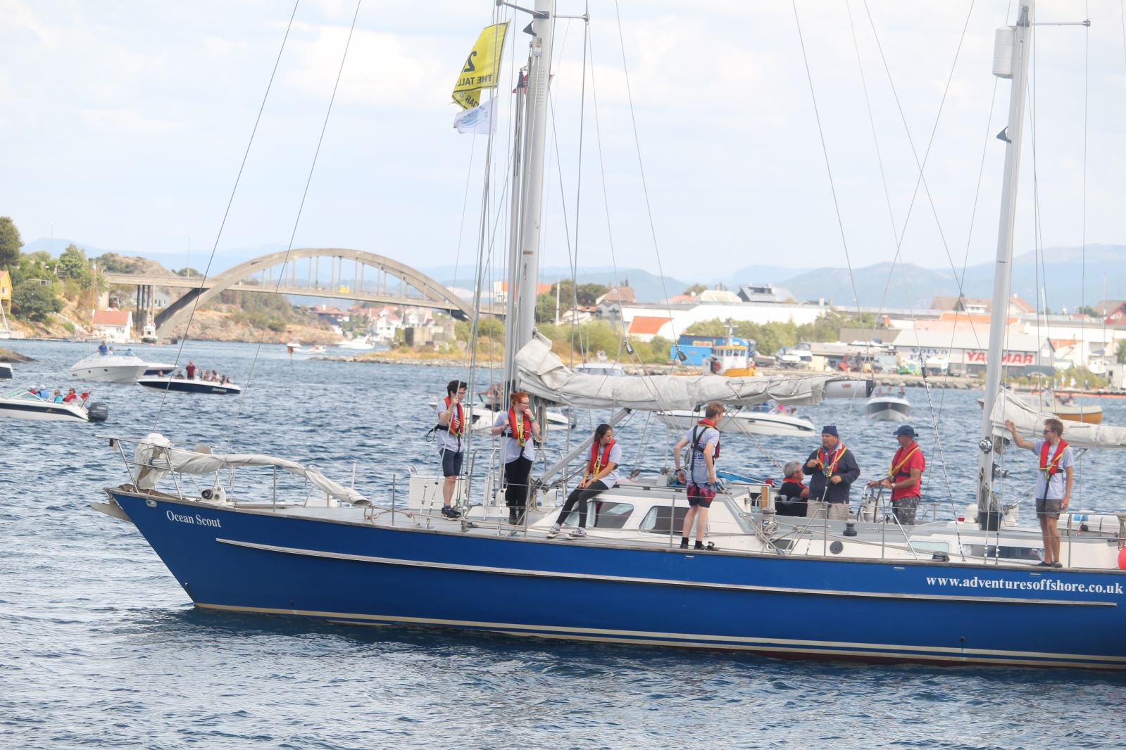 Courses de grands voiliers 2018, départ 721 Courses de grands voiliers 2018, départ - 720