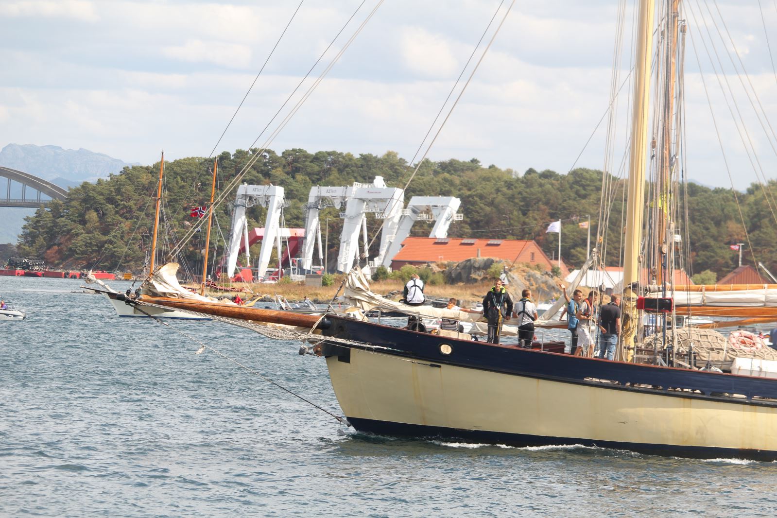 Courses de grands voiliers 2018, départ 749 Courses de grands voiliers 2018, départ - 748