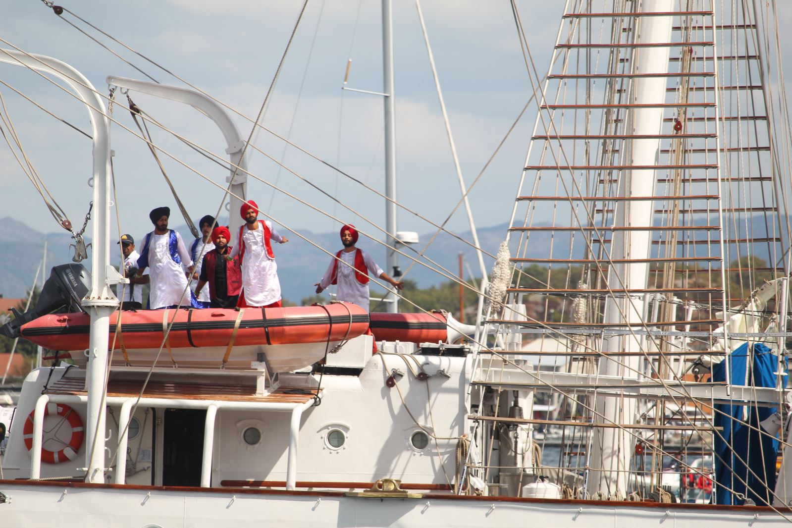 Courses de grands voiliers 2018, départ 763 Courses de grands voiliers 2018, départ - 762