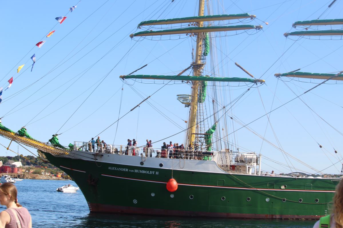Les courses de grands voiliers arrivent à Vågen 792 Les courses de grands voiliers arrivent à Vågen - 791