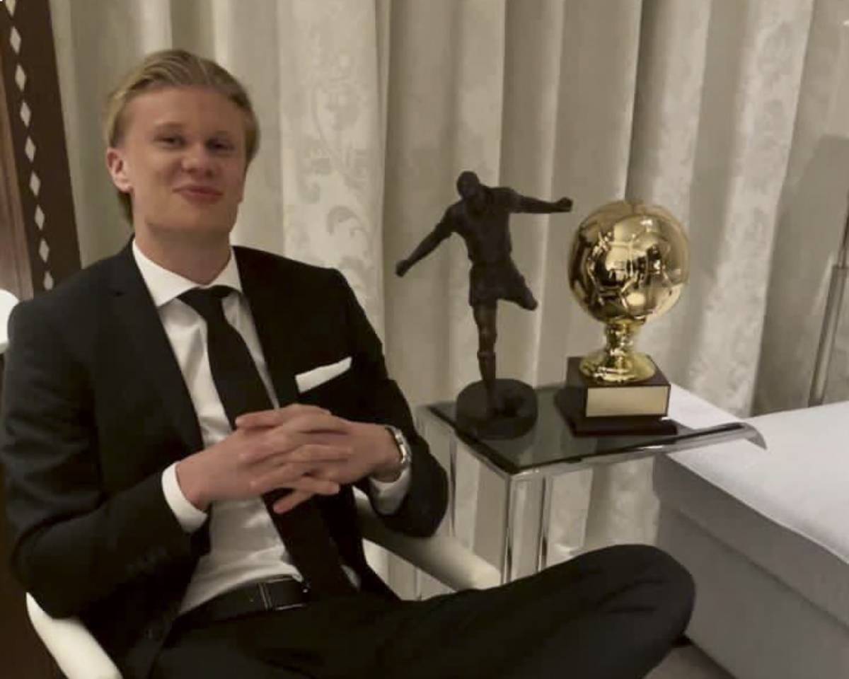 Des journalistes sportifs norvégiens décernent un prix annuel à Erling Braut Haaland - 3