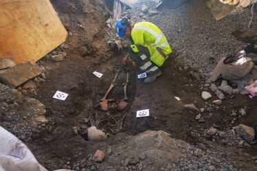 Vieux squelettes endommagés par la guerre trouvés à Oslo - 16