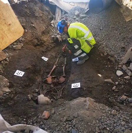 Vieux squelettes endommagés par la guerre trouvés à Oslo - 1