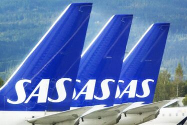 SAS a enregistré une légère augmentation de passagers en avril - 16