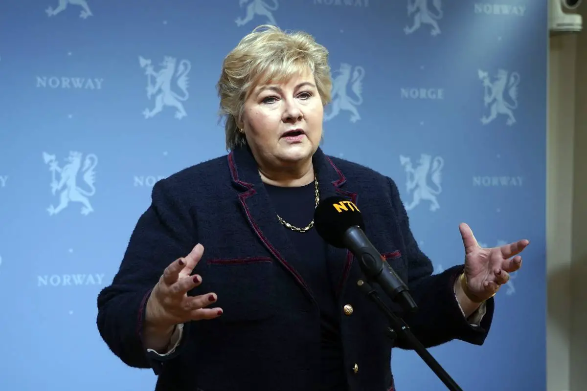 Erna Solberg met en garde les Norvégiens de la région d'Oslo: "N'allez pas dans vos cabanes" - 3