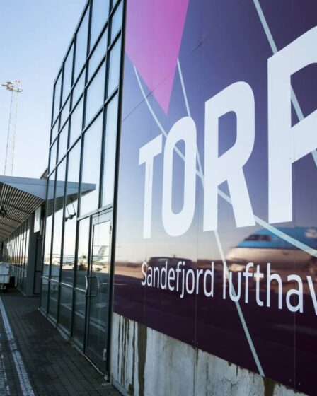 Le trafic international à l'aéroport de Torp a baissé de 90% en janvier - 28