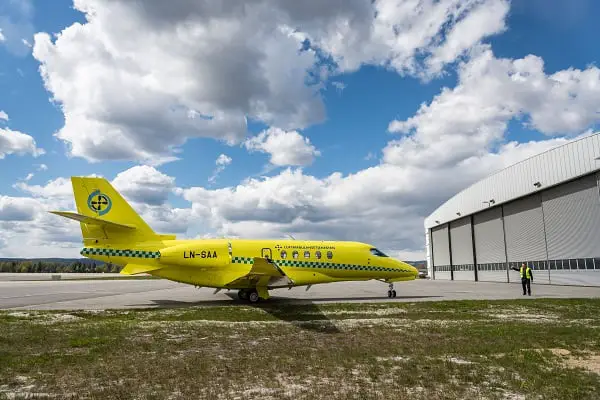 Un nouvel avion-ambulance a atterri en Norvège 6 Un nouvel avion-ambulance a atterri en Norvège - 5