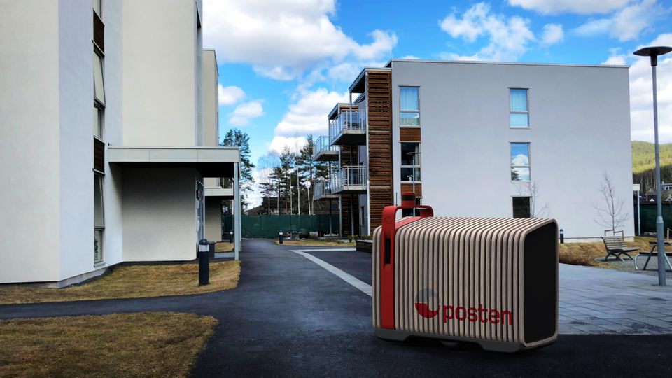 Robot autonome courrier et colis 4 Robot autonome courrier et colis - 3