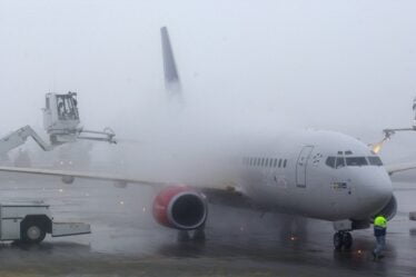 Nouveau record à Gardermoen: Jamais auparavant les avions n'avaient été dégivrés plus souvent que cet hiver - 16