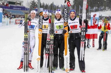 Magnus Moan historique après la médaille d'argent au relais - 16