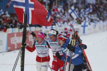 Promenade norvégienne dans le parc au relais féminin - 20