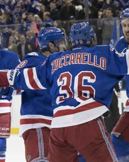 Soirée Zucca aux Rangers après avoir remporté les quarts de finale dans la LNH 5 Soirée Zucca aux Rangers après avoir remporté les quarts de finale dans la LNH - 4