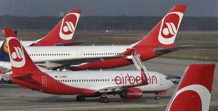 Tous les vols d'Air Berlin seront cloués au sol d'ici la fin du mois d'octobre 4 Tous les vols d'Air Berlin seront cloués au sol d'ici la fin du mois d'octobre - 3