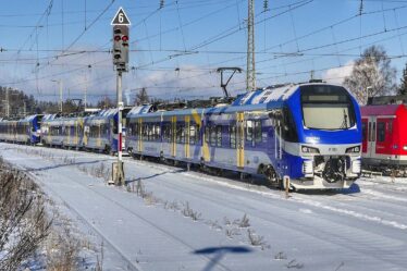 Améliorations sur la ligne ferroviaire Østfold - 87