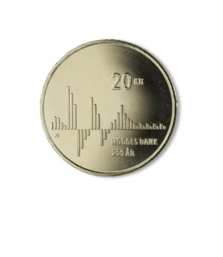 Pièce de 20 couronnes pour marquer le 200e anniversaire de la Norges Bank 8 Pièce de 20 couronnes pour marquer le 200e anniversaire de la Norges Bank - 7