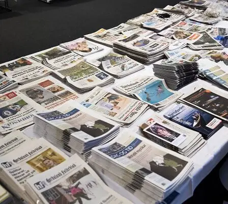 Augmentation de la diffusion des journaux au premier semestre - 16