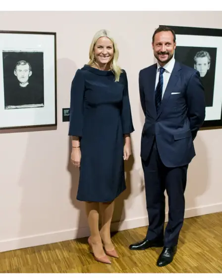 Le couple Prince héritier a participé à l'ouverture de la nouvelle exposition Munch 29 Le couple Prince héritier a participé à l'ouverture de la nouvelle exposition Munch - 28