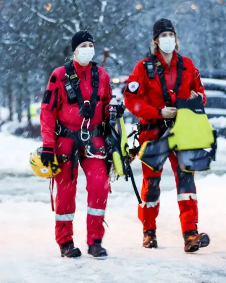La police sur le site du glissement de terrain de Gjerdrum: "Nous espérons trouver des personnes vivantes. Avec le temps, les chances s'aggravent" 8 La police sur le site du glissement de terrain de Gjerdrum: "Nous espérons trouver des personnes vivantes. Avec le temps, les chances s'aggravent" - 7