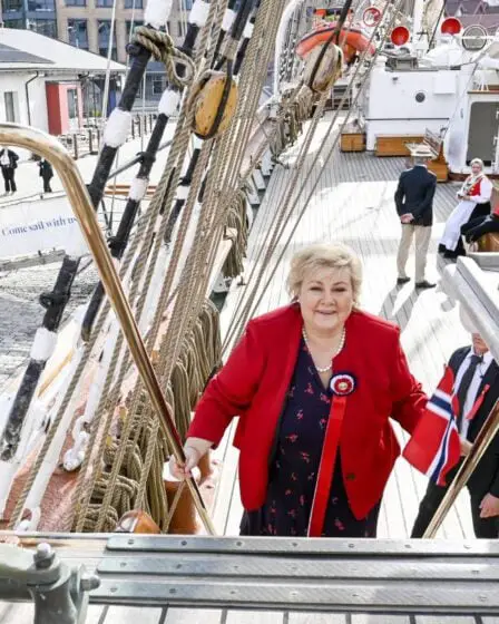 Erna Solberg envoie les salutations de Bergen pour le Jour de la Constitution: "Hourra pour le 17 mai!" 8 Erna Solberg envoie les salutations de Bergen pour le Jour de la Constitution: "Hourra pour le 17 mai!" - 7