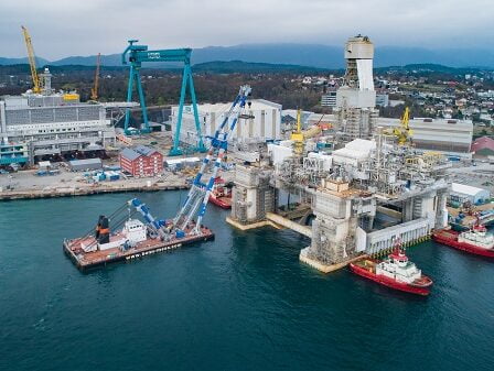 Kvaerner remporte un contrat pour les préparations offshore et le recyclage de la plateforme offshore Gyda - 10