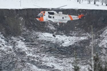 Des équipes de sauvetage retrouvent un mort sur le site du glissement de terrain de Gjerdrum - 16