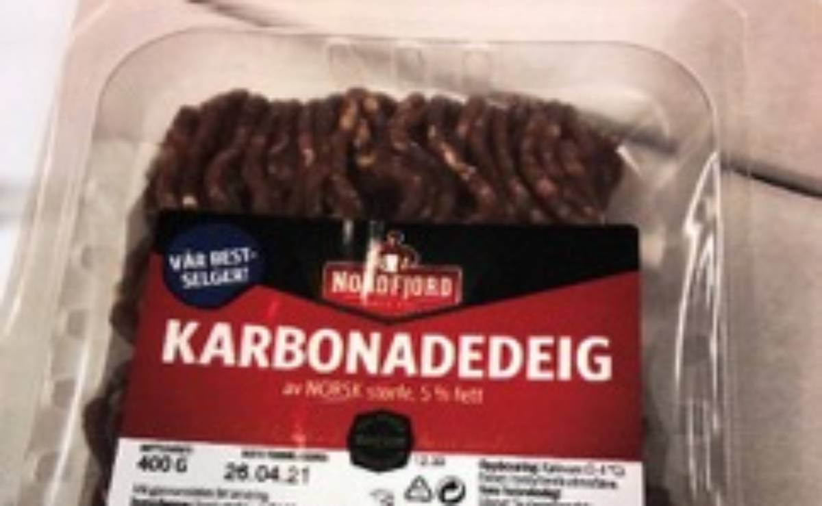 Nordfjord Kjøtt rappelle du bœuf haché vendu dans les magasins Rema 1000 en raison de craintes de salmonelles 4 Nordfjord Kjøtt rappelle du bœuf haché vendu dans les magasins Rema 1000 en raison de craintes de salmonelles - 3