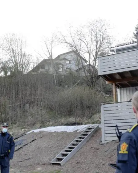 PHOTO: la maison et le garage s'enfoncent dans le sol à Skjetten, trois maisons évacuées 14 PHOTO: la maison et le garage s'enfoncent dans le sol à Skjetten, trois maisons évacuées - 13