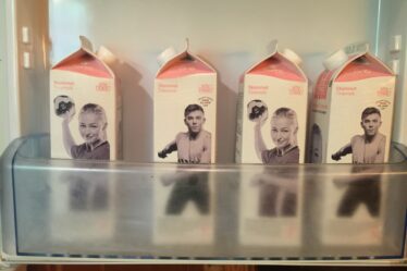 TINE rappelant le lait - peut contenir du détergent - 8
