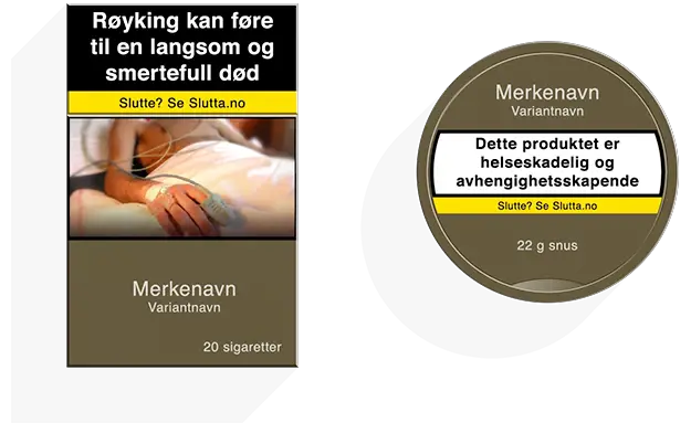 Conteneurs de tabac normalisés en Norvège 4 Conteneurs de tabac normalisés en Norvège - 3