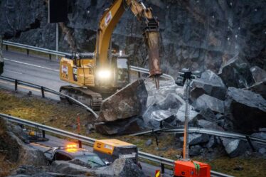 Mauvais temps: les routes de l'ouest de la Norvège fermées en raison de glissements de terrain - 16