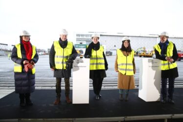 Début de la construction de la ligne de Fornebu à Bærum à Majorstuen à Oslo - 16