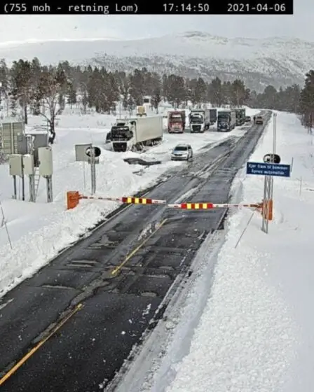 Plusieurs cols de montagne du sud de la Norvège sont toujours fermés 2 Plusieurs cols de montagne du sud de la Norvège sont toujours fermés - 1
