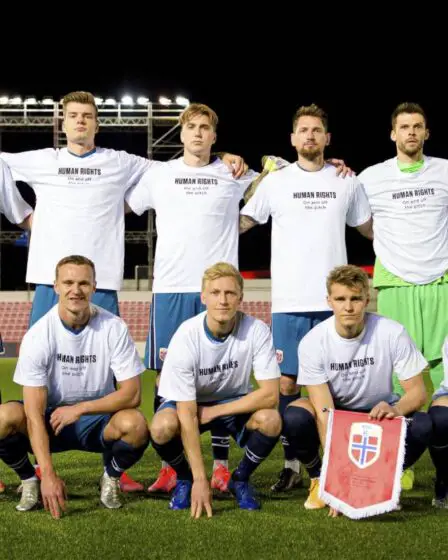 Équipe nationale de football de Norvège: créateurs de tendances humanitaires - 13