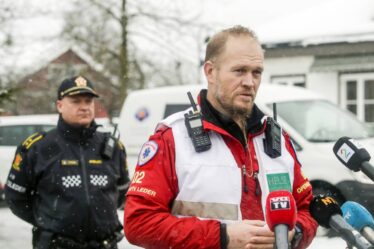 26 personnes toujours non recensées après le glissement de terrain de Gjerdrum, les équipes de sauvetage atteignent les zones les plus durement touchées par hélicoptère - 27