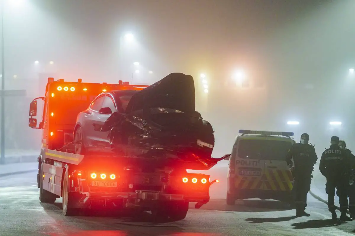 Conducteurs, faites attention aux routes glissantes et aux inondations dans l'est de la Norvège - 3