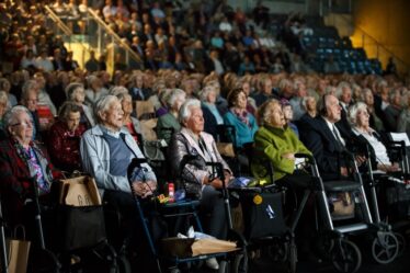 Honoré lors de la projection de "The King's Choice" à Elverum - 20
