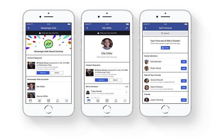 Facebook lance une application de messagerie pour les enfants - 3