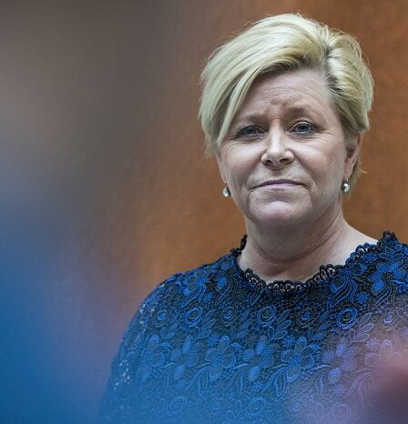 Siv Jensen réélu à la tête du FrP 14 Siv Jensen réélu à la tête du FrP - 13