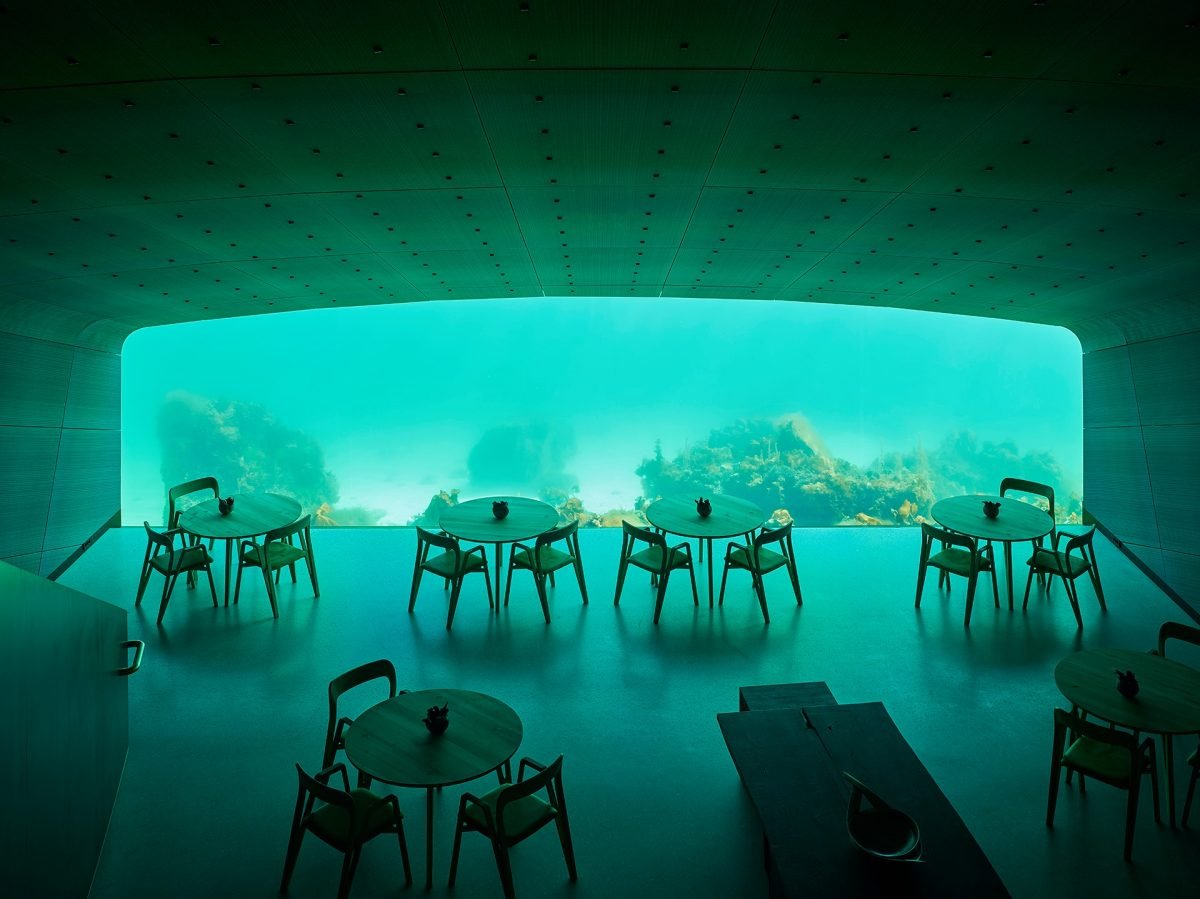 Le restaurant sous-marin "Under": Les repas sous-marins en Norvège ont l'air incroyable 4 Le restaurant sous-marin "Under": Les repas sous-marins en Norvège ont l'air incroyable - 3